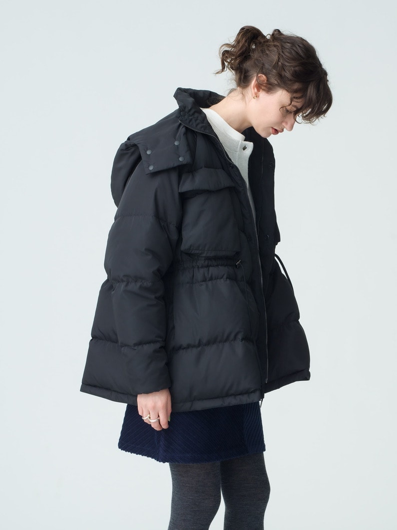 High Count Tafta Down Coat 詳細画像 black 2