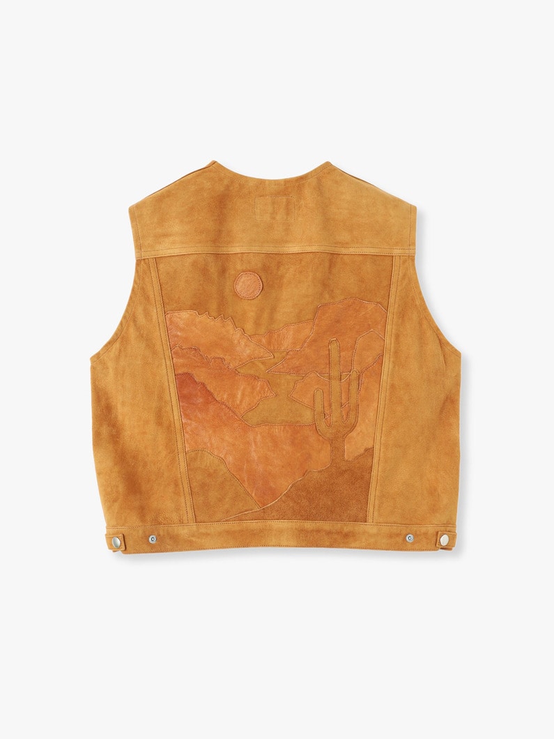 Arizona Leather Vest 詳細画像 camel 1