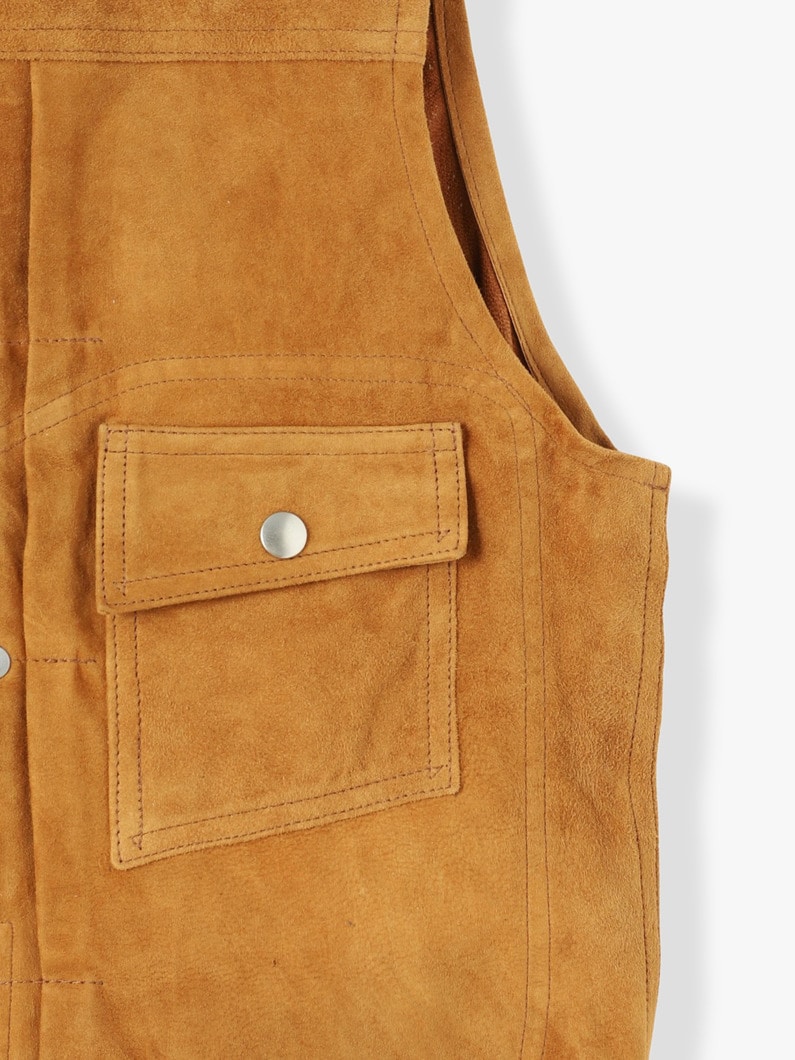 Arizona Leather Vest 詳細画像 camel 2