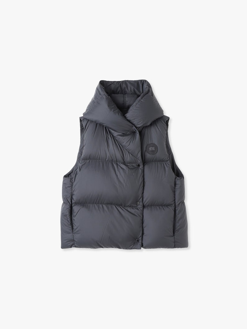 Rhoda Hooded Vest (women) 詳細画像 black 1