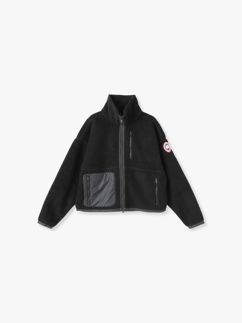 Simcoe Oversized Fleece Jacket 詳細画像 black 1