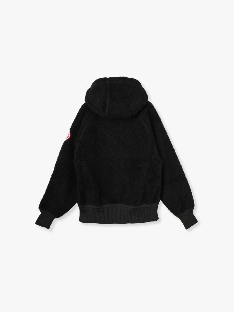 Simcoe Oversized Hoodie Kind High Pile Fleece Jacket 詳細画像 black 1