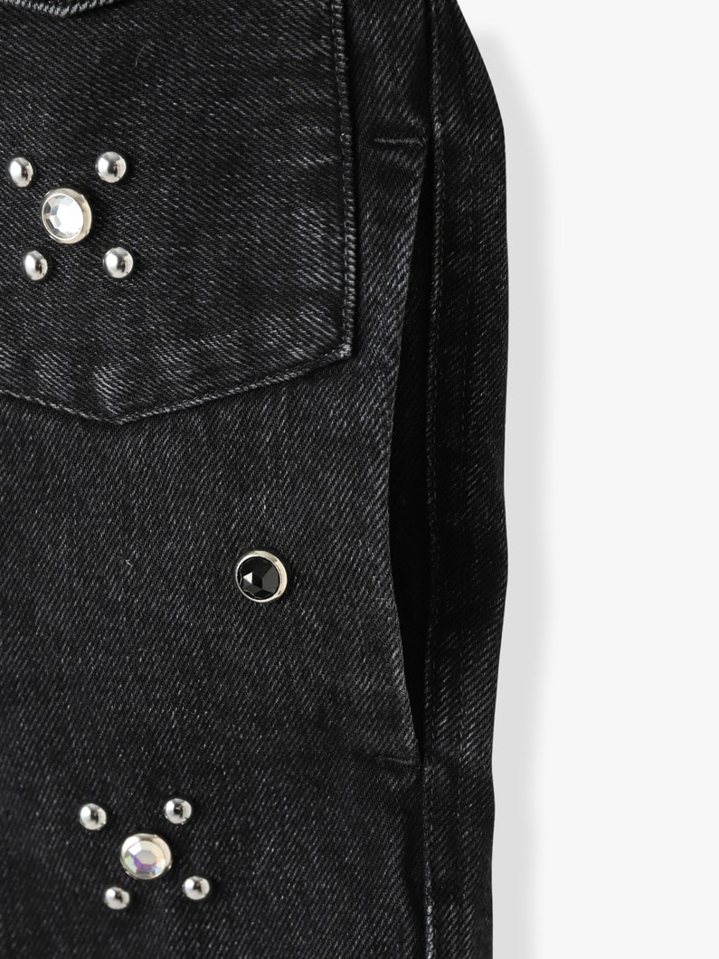 The Jean Jacket (black) 詳細画像 black 3