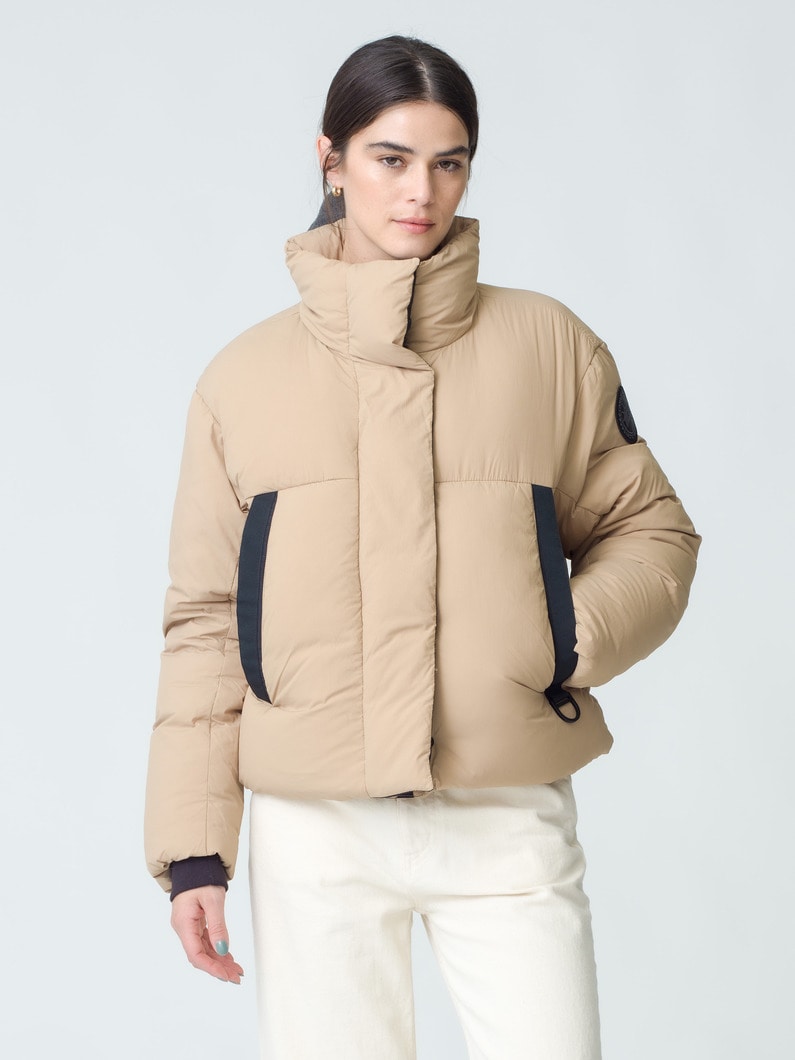 Junction Cropped Puffer Black Label (women) 詳細画像 light beige 1