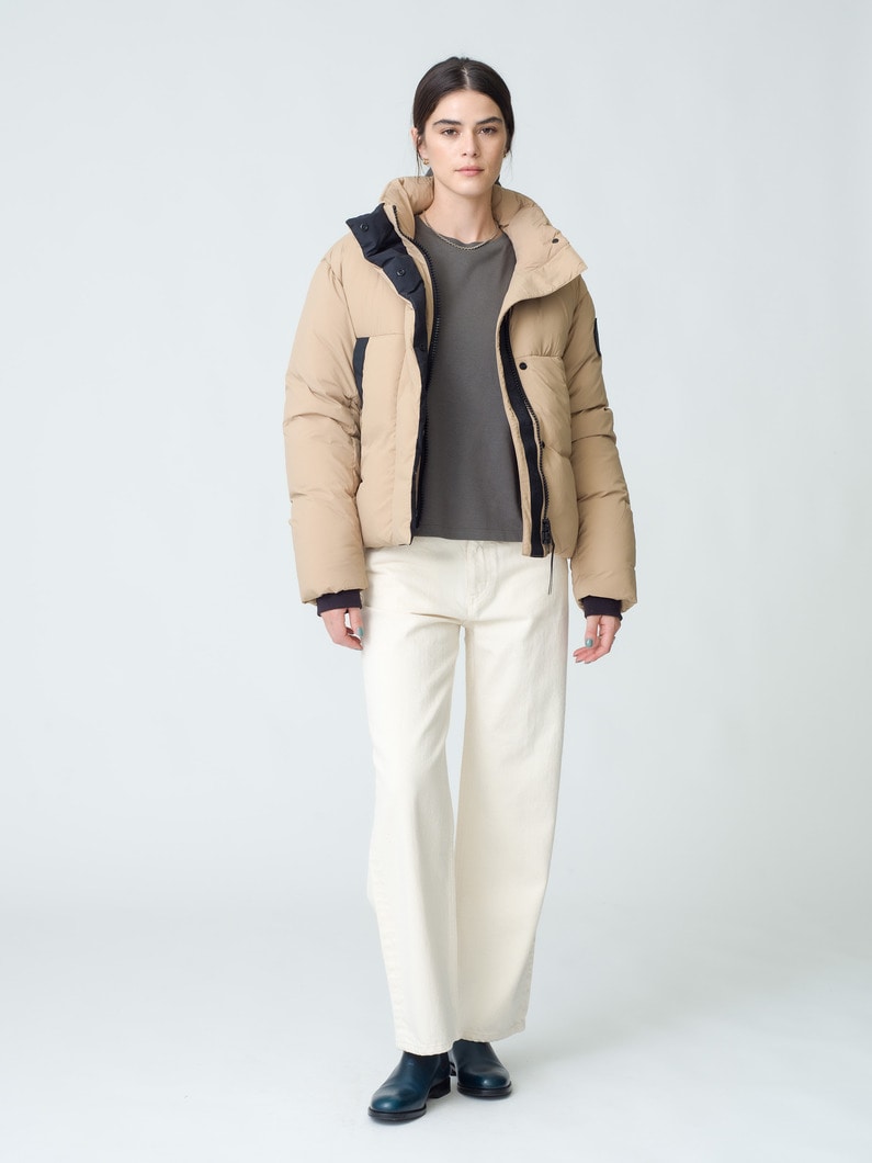 Junction Cropped Puffer Black Label (women) 詳細画像 light beige 4