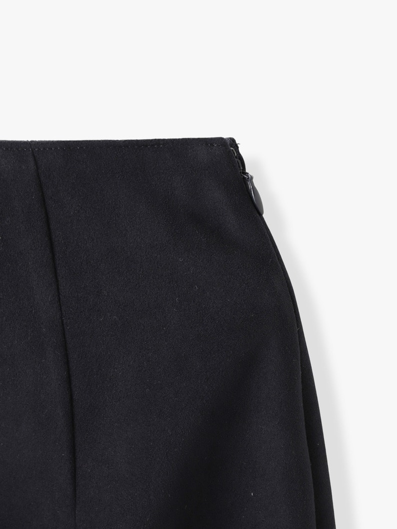 Eco Suede Leather Skirt 詳細画像 navy 2