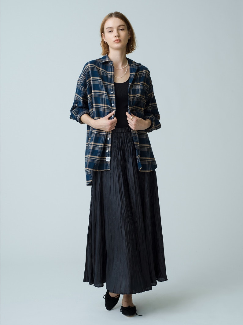 Wrinkle Skirt 詳細画像 black 3