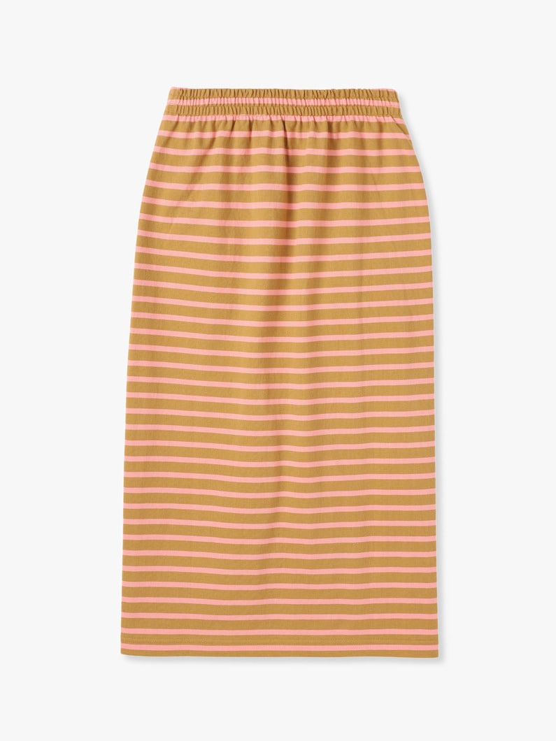 Striped Tight Skirt (brown) 詳細画像 brown 1