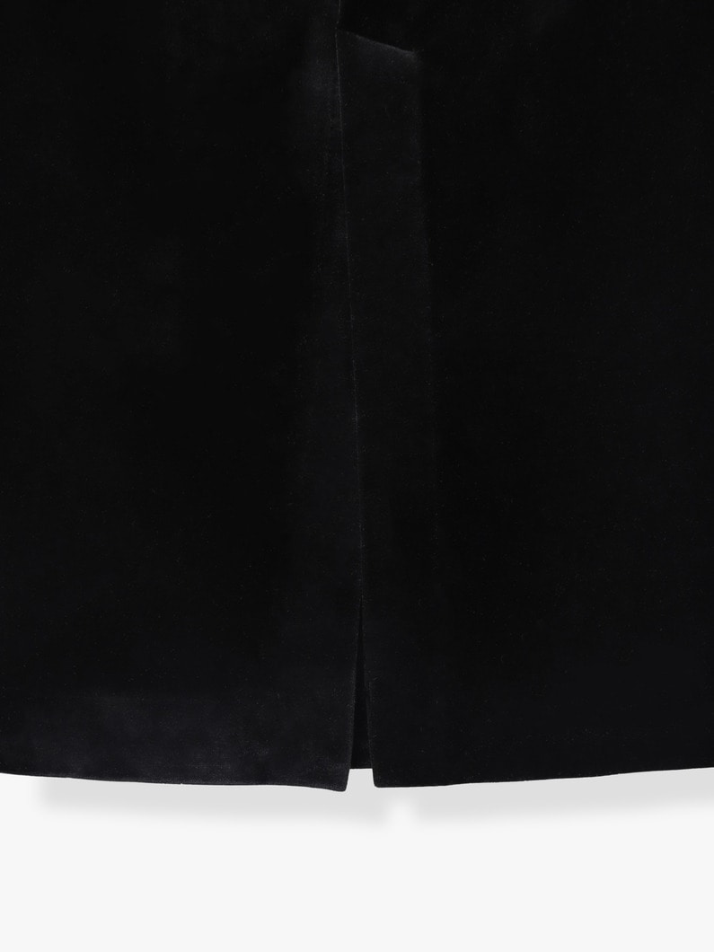 Silk Velour Skirt | スカート 詳細画像 black 3