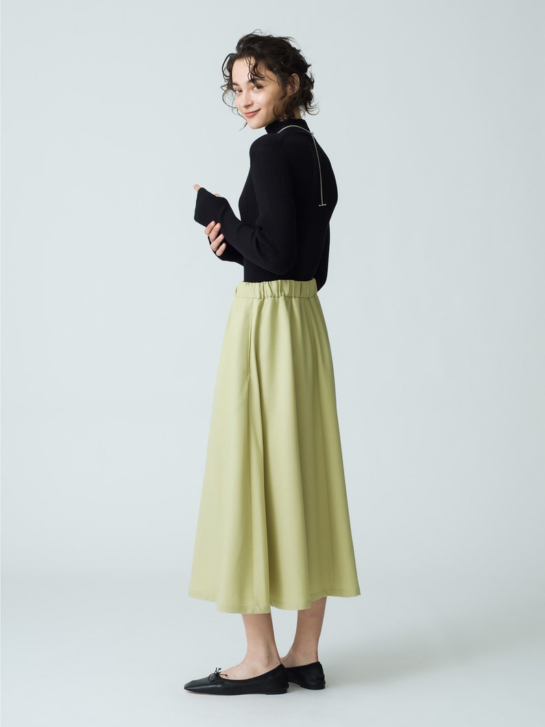 Flare Easy Skirt 詳細画像 light green 2