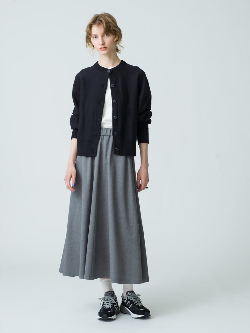 Flare Easy Skirt 詳細画像 gray