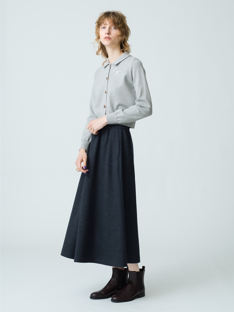 Wool Flare Skirt 詳細画像 gray 1