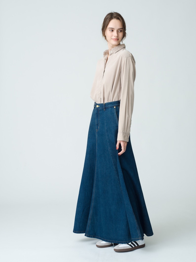 The Topaz Denim Skirt 詳細画像 indigo 2