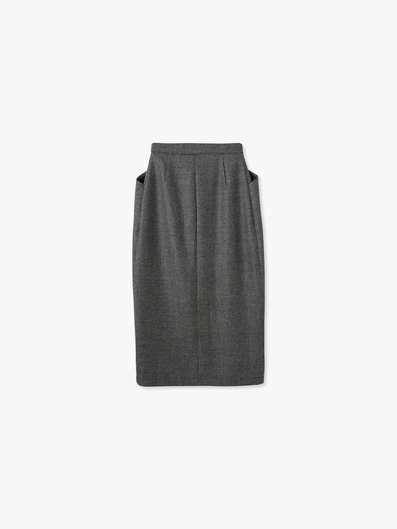 Wool Pencil Skirt 詳細画像 black 1