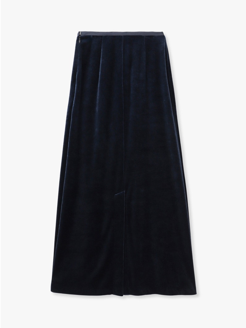 Velour Maxi Skirt | スカート 詳細画像 dark navy 1