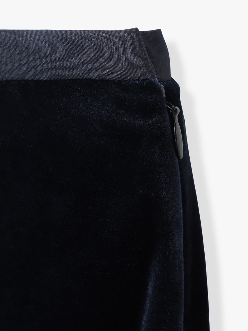 Velour Maxi Skirt | スカート 詳細画像 dark navy 2