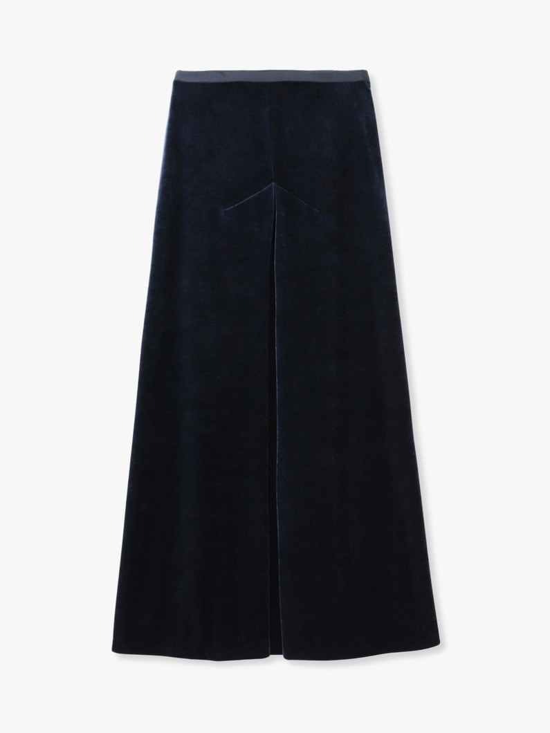 Velour Maxi Skirt | スカート 詳細画像 dark navy 1