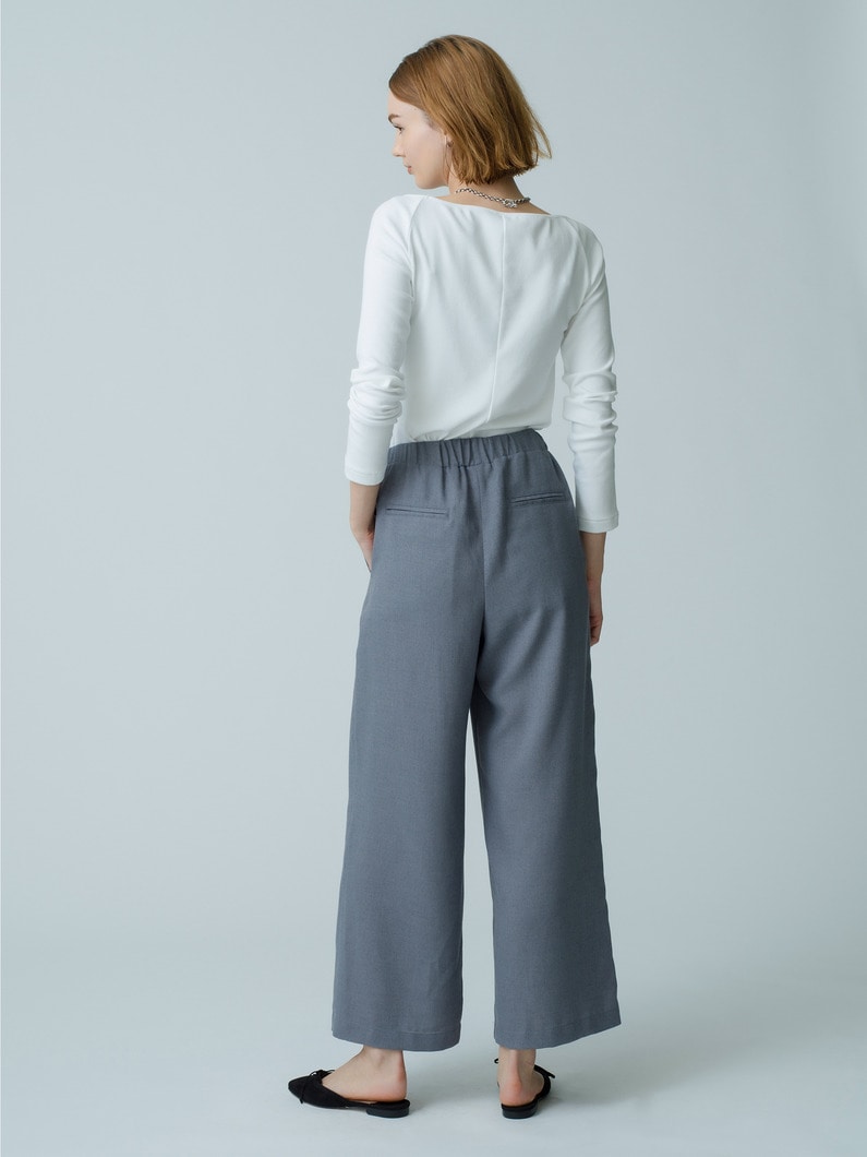 Polyester Easy Pants 詳細画像 gray 4