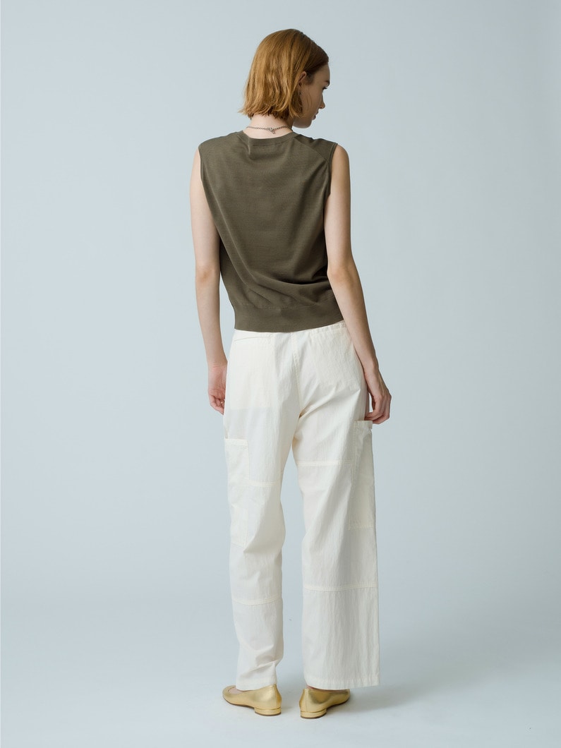 Cotton Nylon Parachute Pants 詳細画像 ivory 2