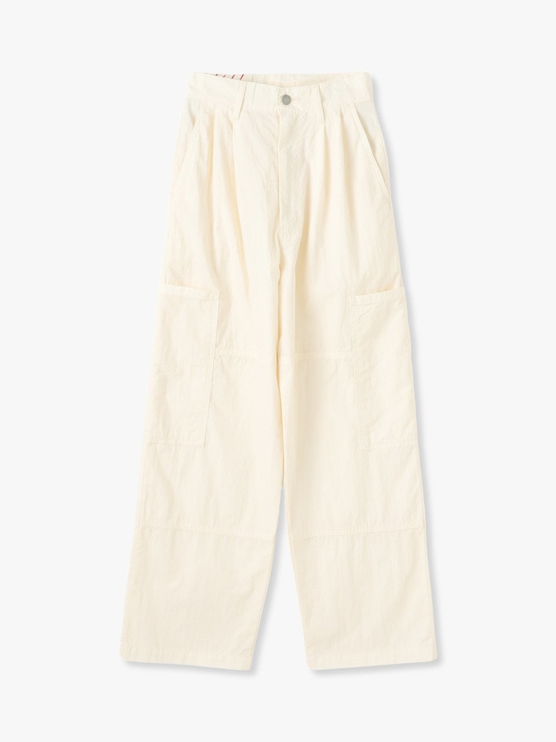 Cotton Nylon Parachute Pants 詳細画像 ivory 4