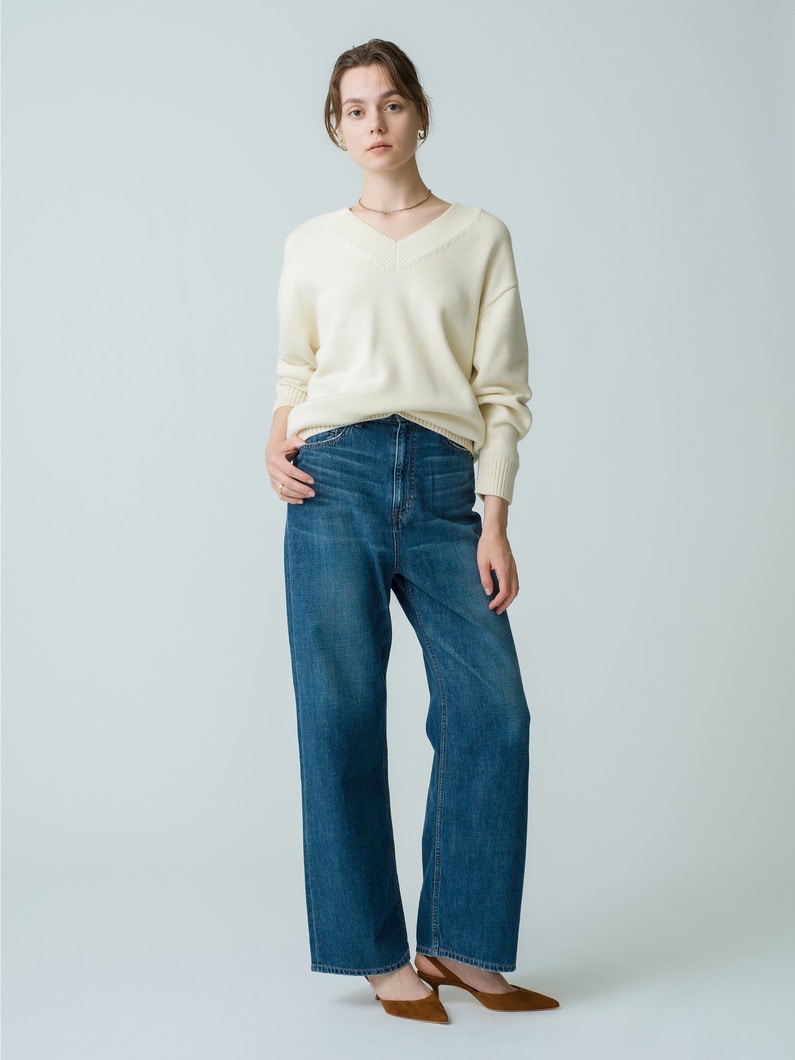 Organic Cotton Denim Pants 詳細画像 blue 2