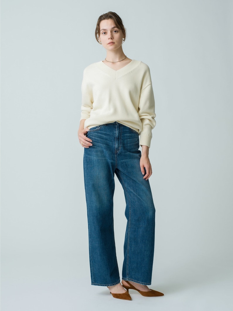 Organic Cotton Denim Pants | パンツ 詳細画像 blue 4