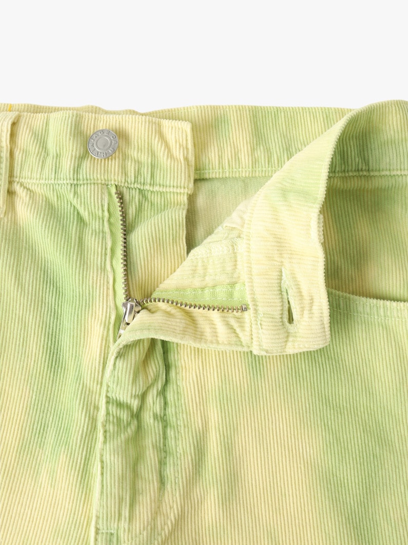 Tie Dye Corduroy Pants 詳細画像 light green 2