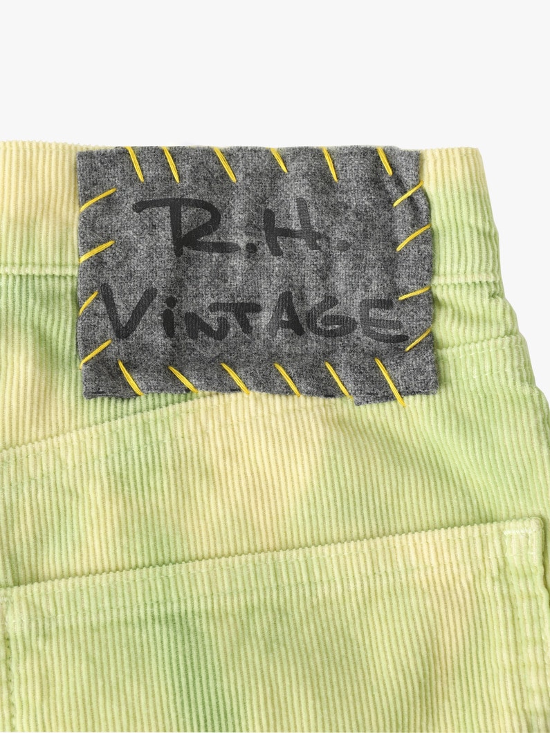 Tie Dye Corduroy Pants 詳細画像 light green 4