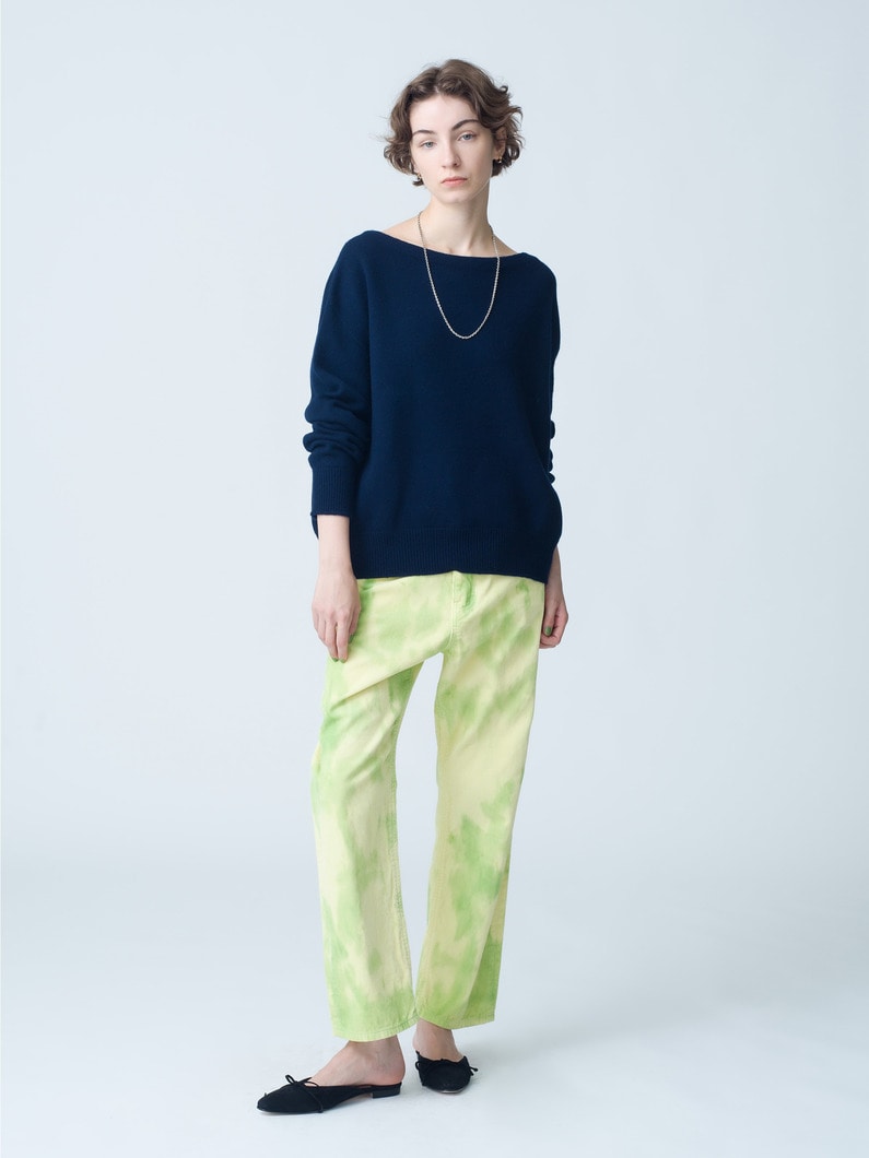 Tie Dye Corduroy Pants 詳細画像 light green 1