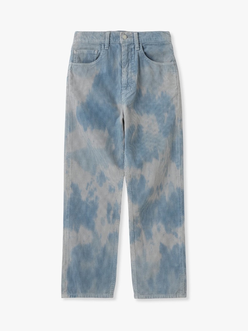 Tie Dye Corduroy Pants 詳細画像 blue 2