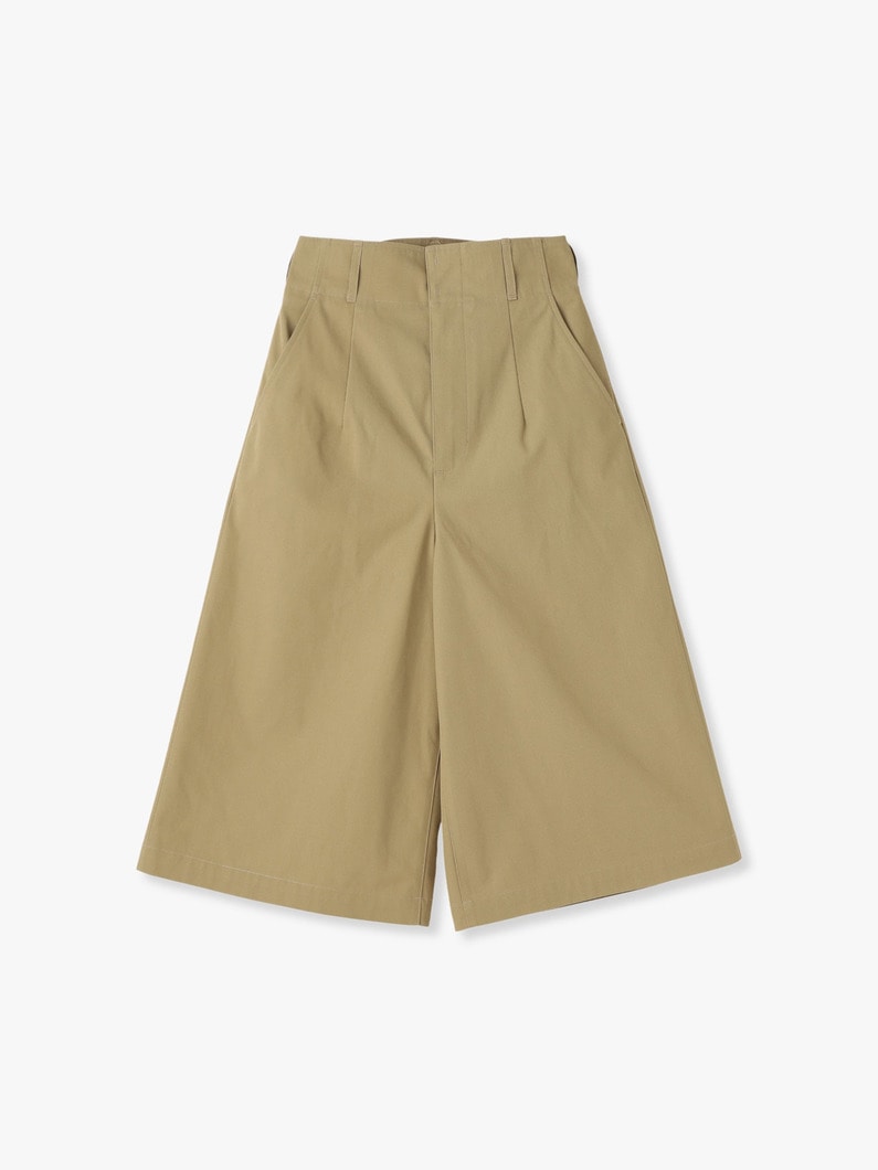 Wide Half Pants 詳細画像 beige 4