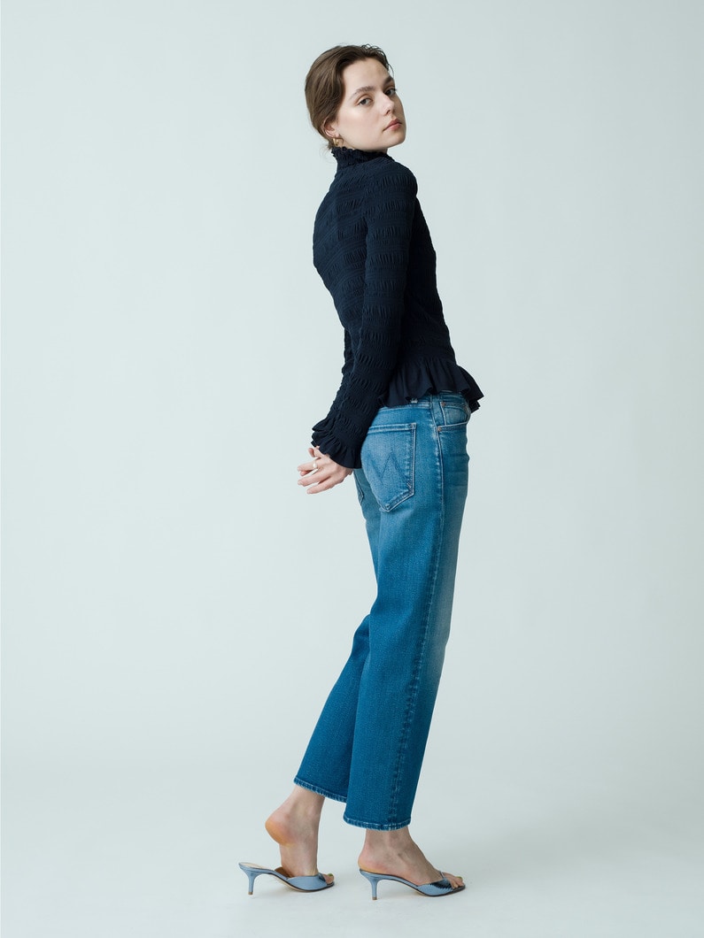 The Mid Rise Rambler Zip Ankle Denim Pants 詳細画像 blue 2