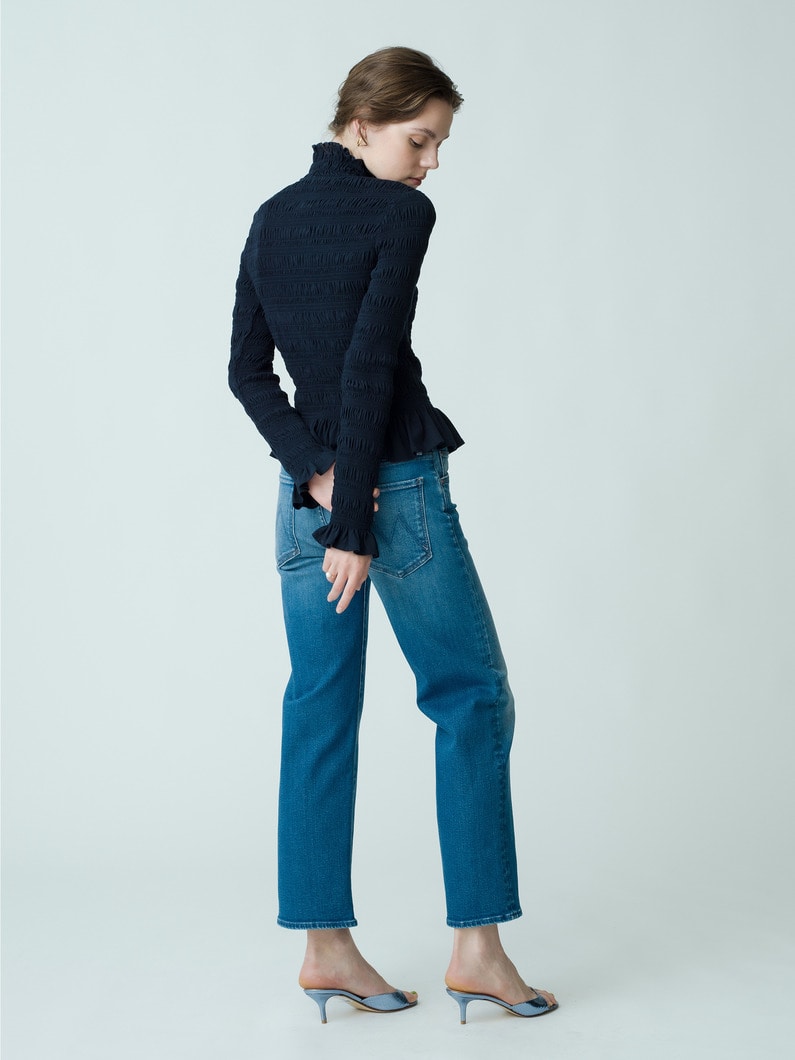 The Mid Rise Rambler Zip Ankle Denim Pants 詳細画像 blue 3