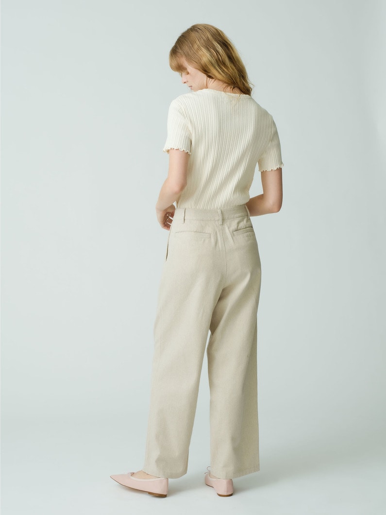 One Tuck Pants 詳細画像 beige 3