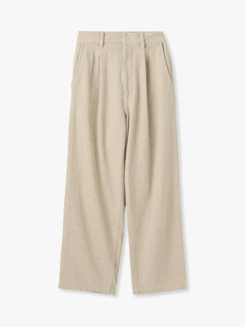 One Tuck Pants 詳細画像 beige 4