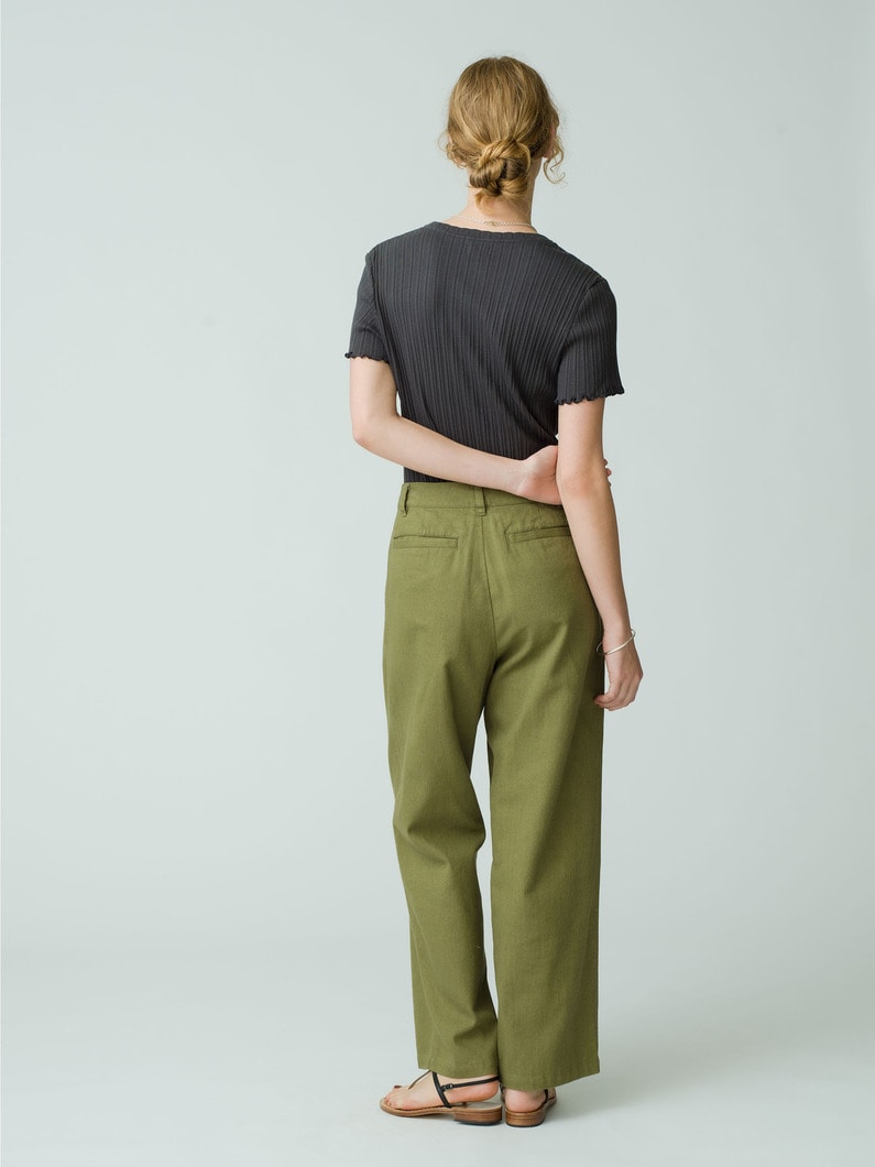 One Tuck Pants 詳細画像 olive 4