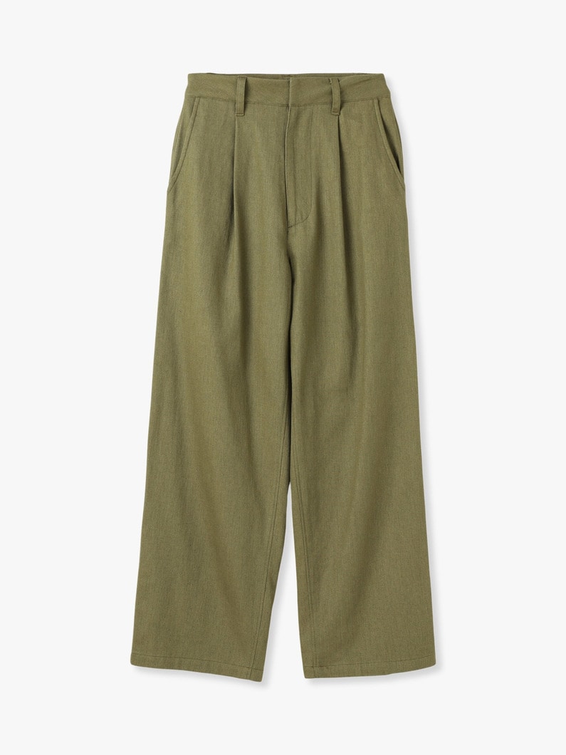 One Tuck Pants 詳細画像 olive 6