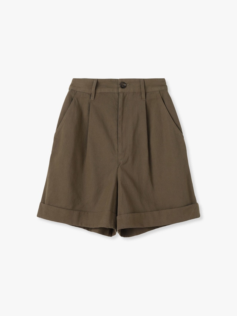 Twill Tuck Shorts 詳細画像 khaki 6