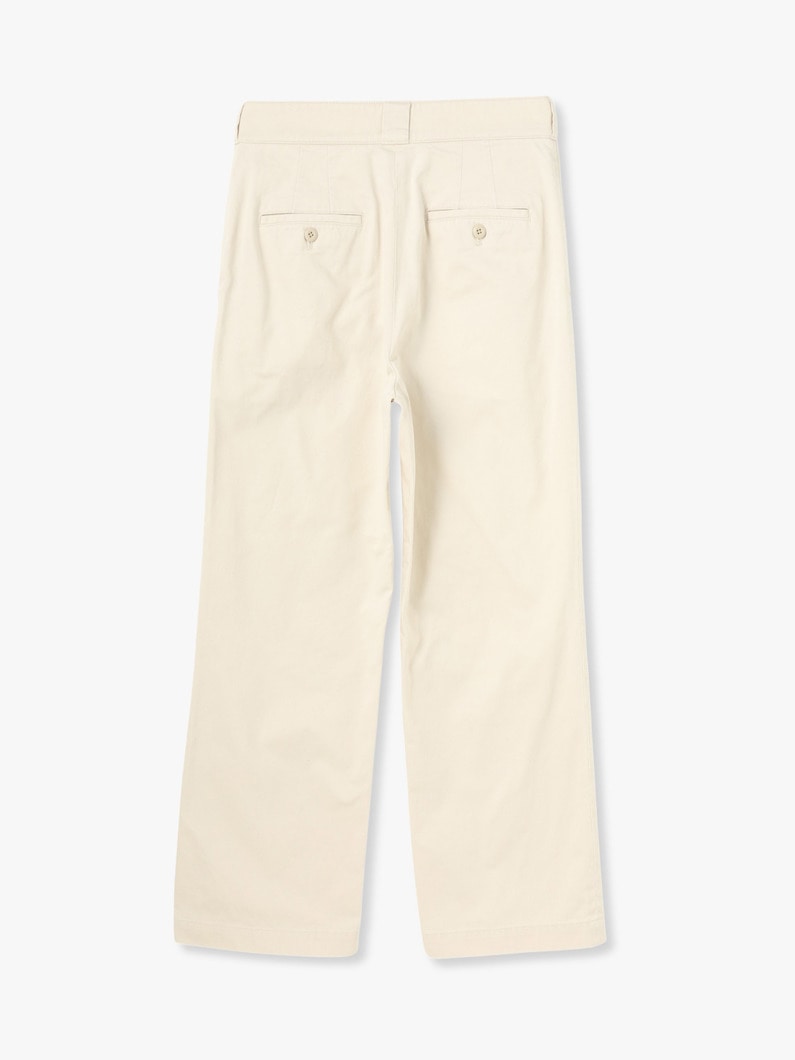 Organic Cotton Chino Pants 詳細画像 ivory 1