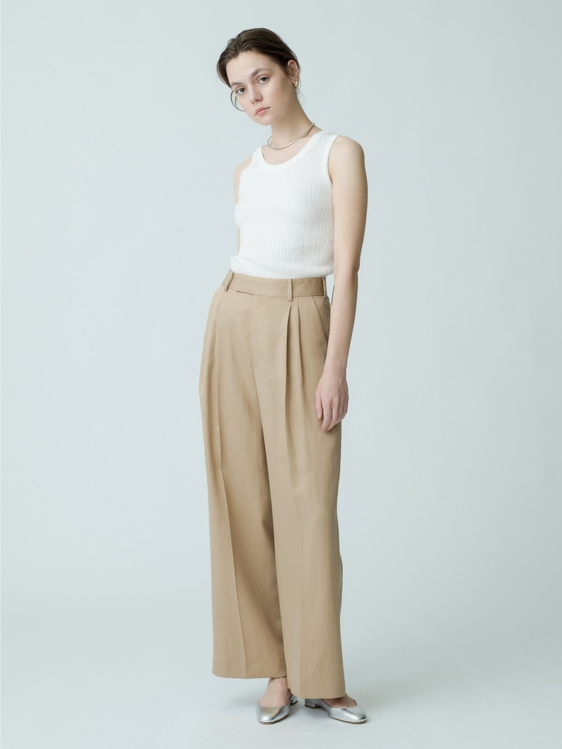 Viscose Pants 詳細画像 beige 1