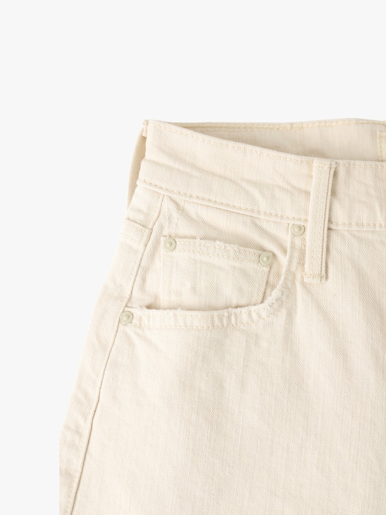 The Curbside Ankle Denim Pants (ivory) 詳細画像 ivory 3