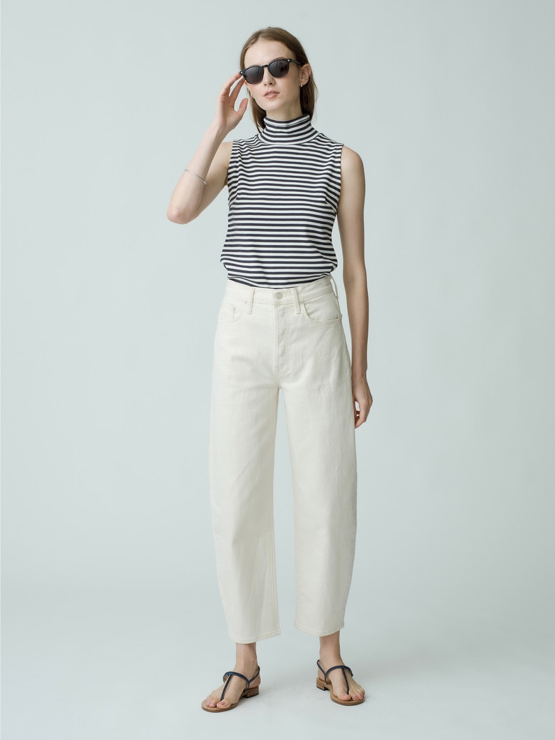 The Curbside Ankle Denim Pants (ivory) 詳細画像 ivory 1