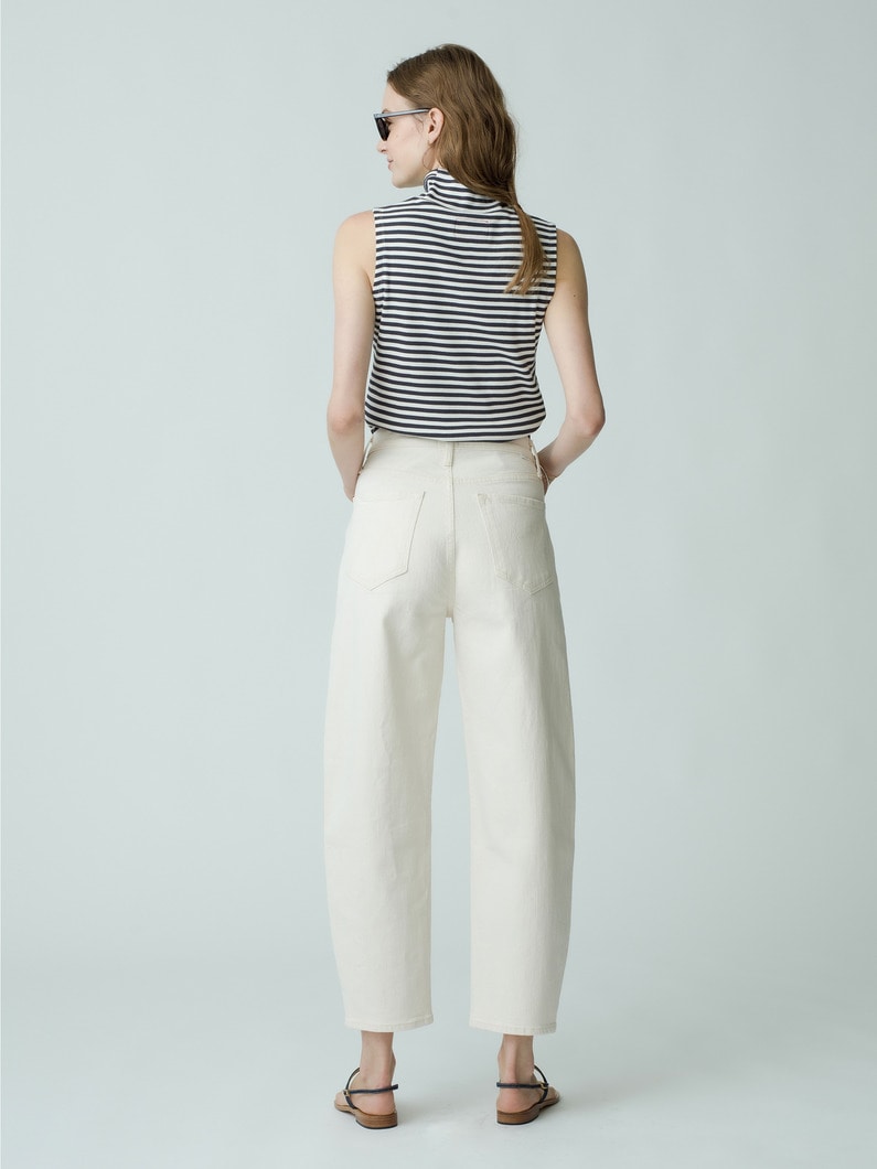 The Curbside Ankle Denim Pants (ivory) 詳細画像 ivory 2