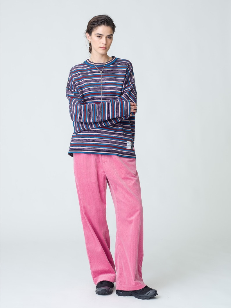 Corduroy Wide Easy Pants 詳細画像 pink 1