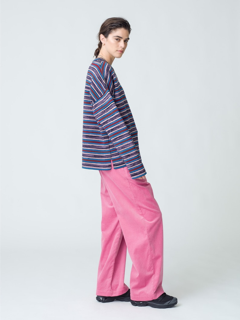 Corduroy Wide Easy Pants 詳細画像 pink 2