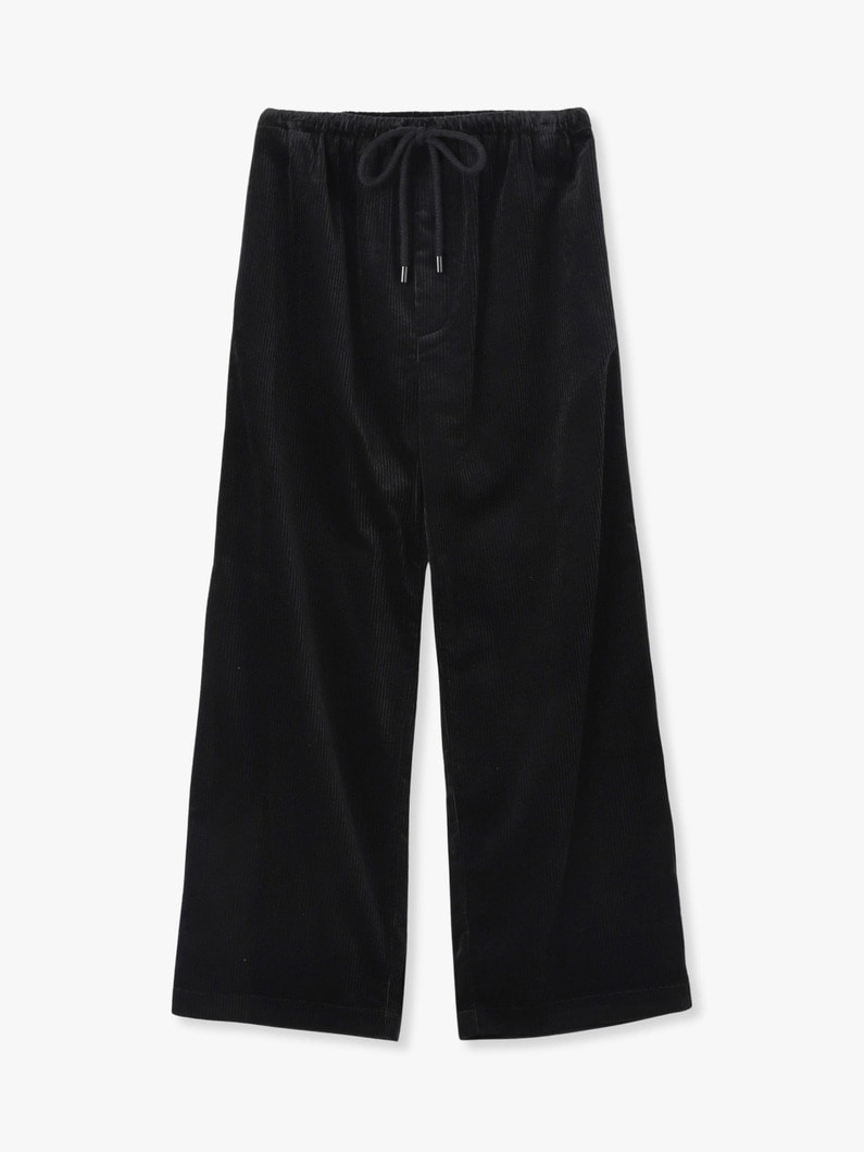 Corduroy Wide Easy Pants 詳細画像 black 3