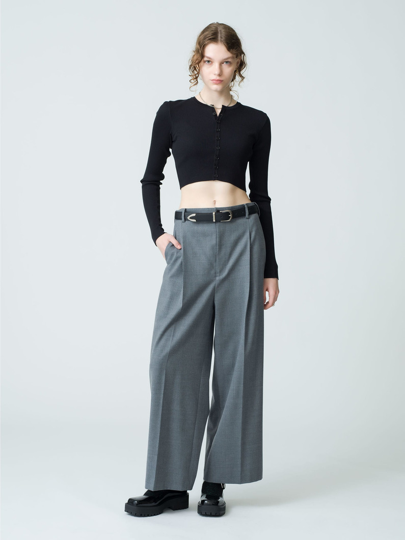 Twill Stretch Pants 詳細画像 gray 2