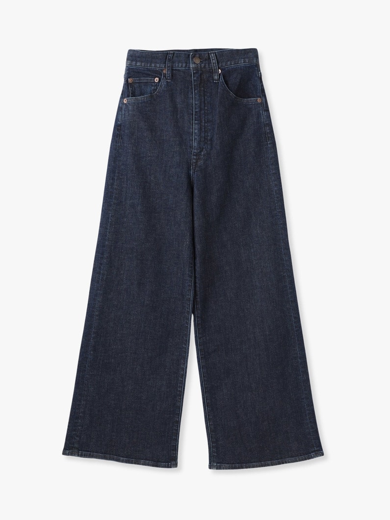 Organic Cotton Wide Denim Pants 詳細画像 indigo 4