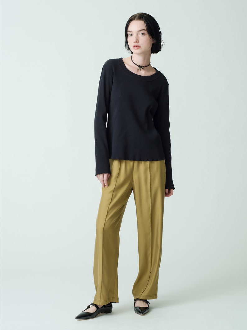 Cupro Vintage Easy Pants 詳細画像 beige 4