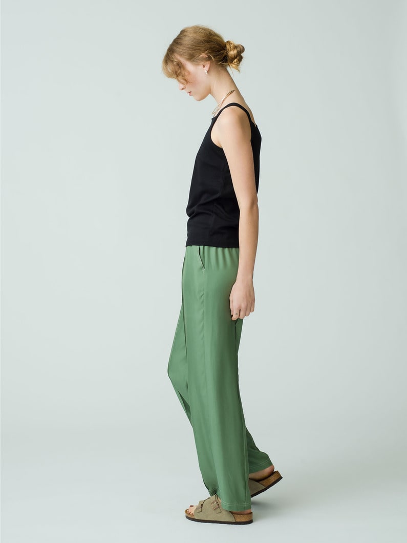 Cupro Vintage Easy Pants 詳細画像 green 2